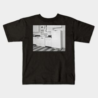 Mid-Century Kitchen, 1951. Vintage Photo Kids T-Shirt